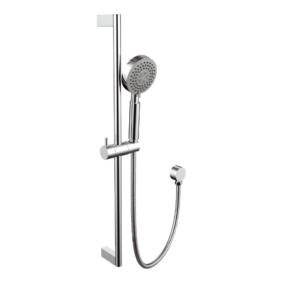 Chrome Round Shower Rail - Enhance your bathroom with elegant chrome finish