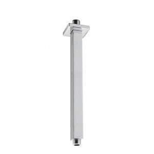 Square Ceiling Arm 450mm in Chrome - Elevate your bathroom with sleek design and superior functionality