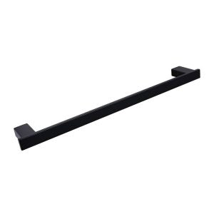Texas Single Towel Rail 600mm Matte Black - Elevate your space with modern functionality and sleek design