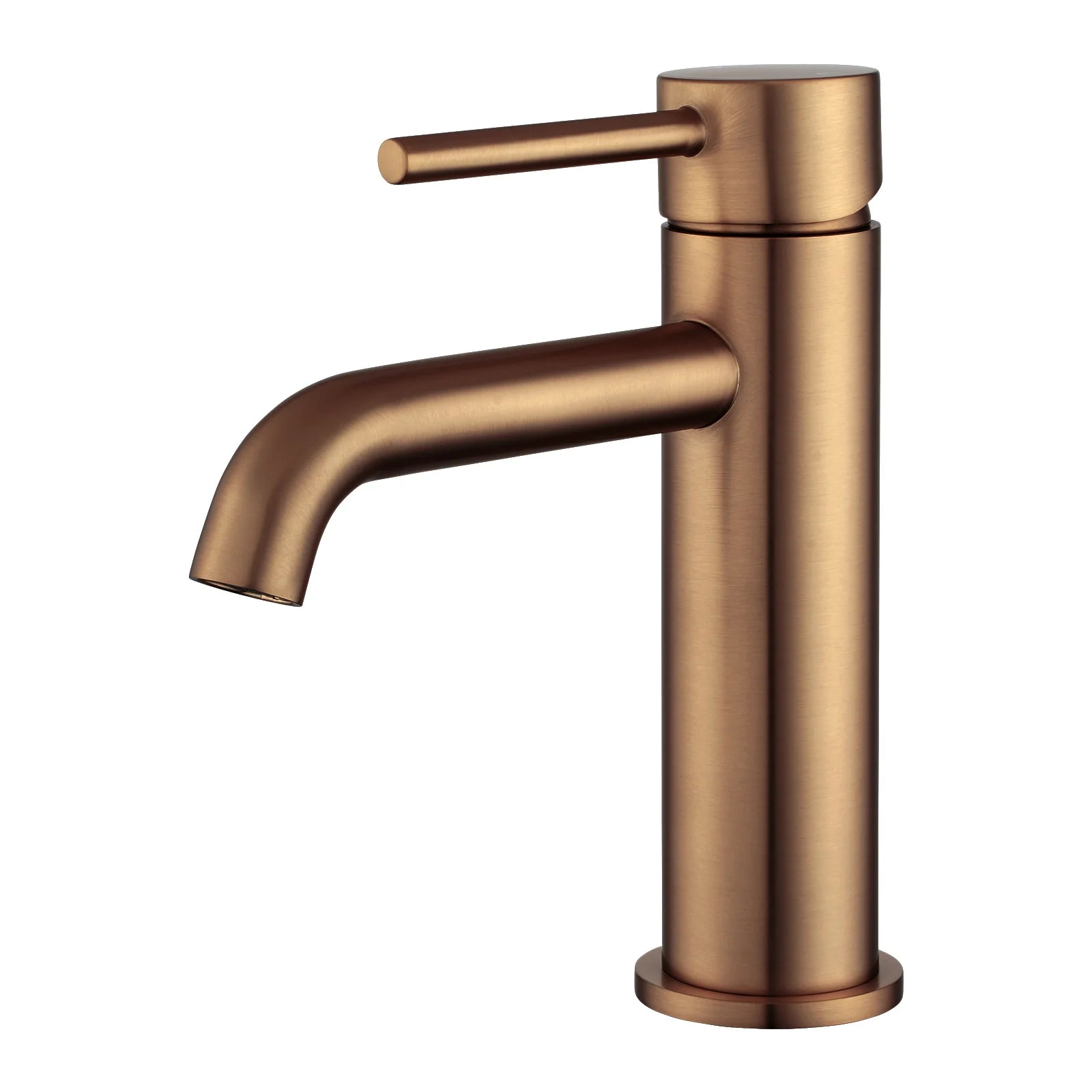 LUCID PIN BASIN MIXER - BRUSHED COPPER