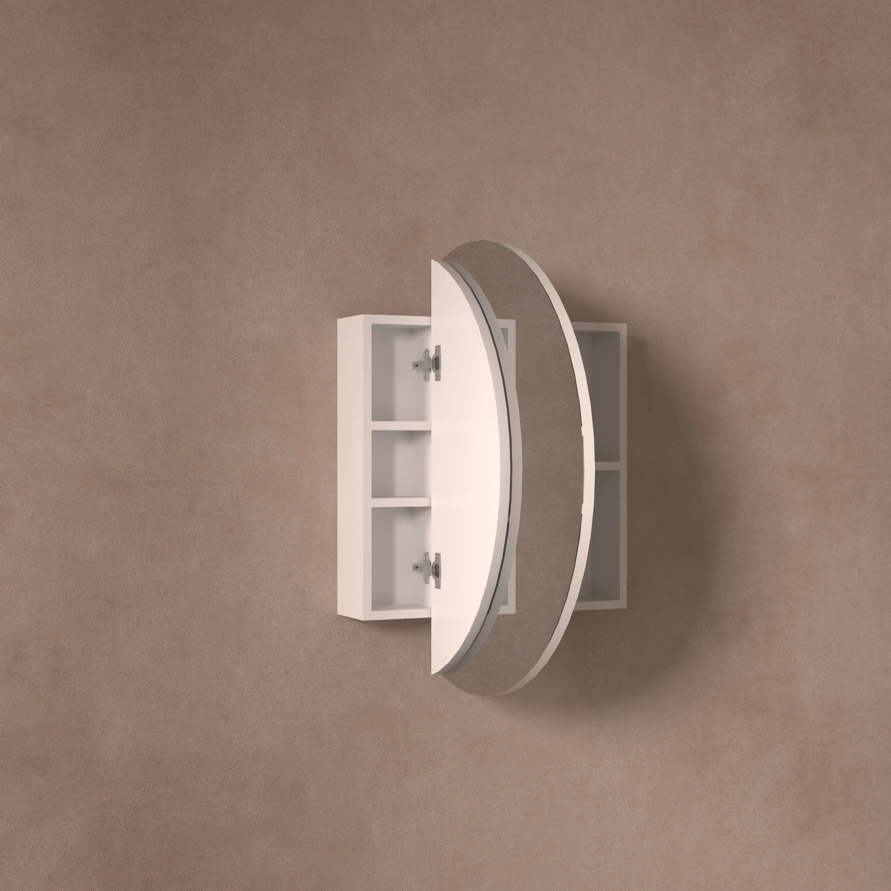 CARYSIL ORBIT | SHAVING CABINET | MATT WHITE | 800
