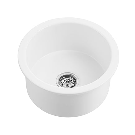 Single Small Bowl Fireclay Farmhouse Sink 470mm
