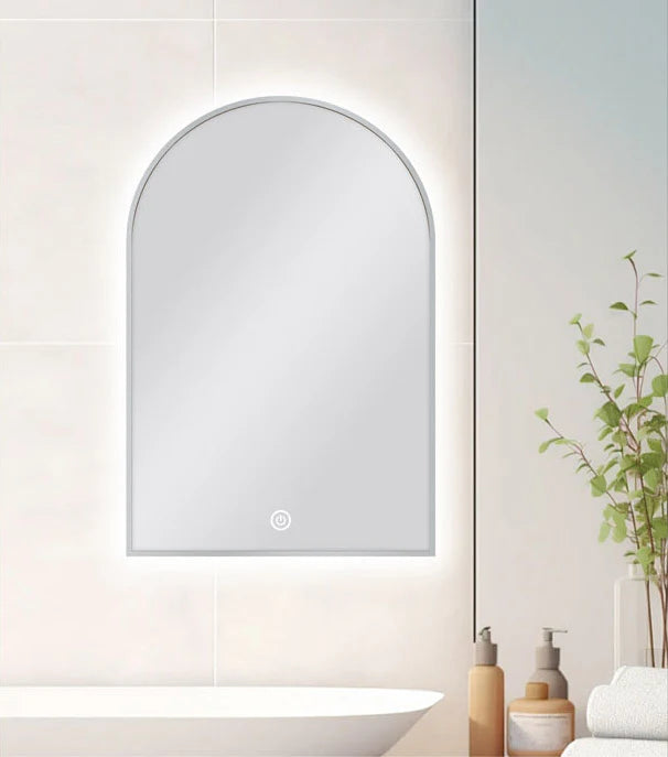 CARYSIL Arch Bathroom Mirror with Lights