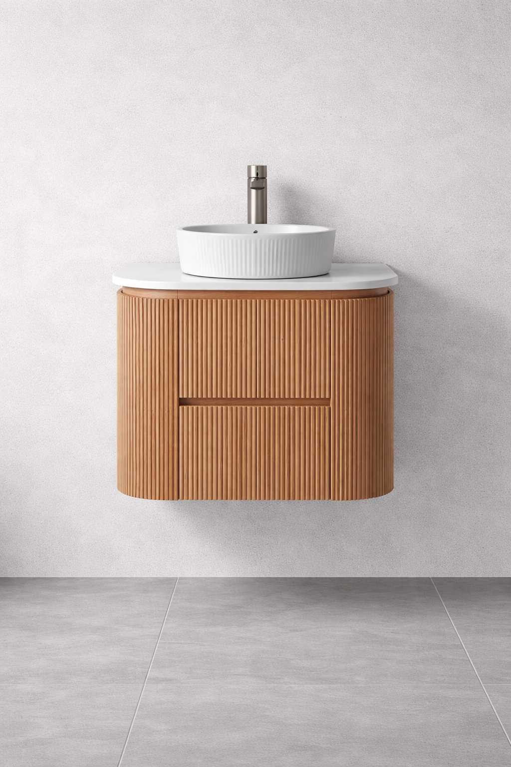 BRISTOL 900MM WALL HUNG VANITY | STONE TOP