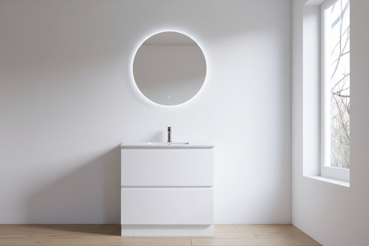 CORE 900MM FREESTANDING VANITY | STONE TOP