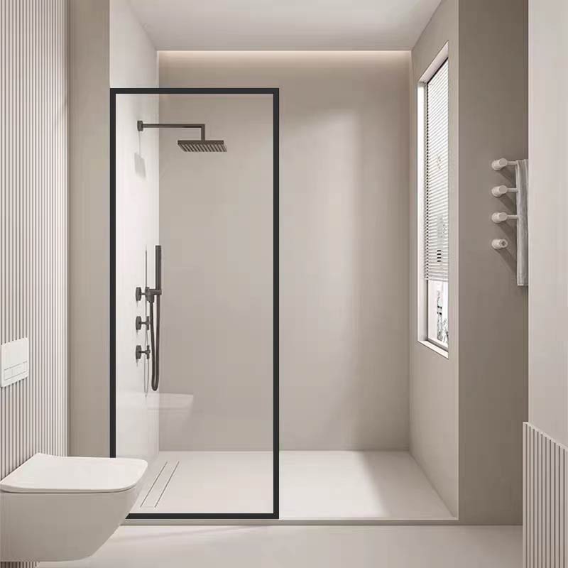 FULLY FRAMED | WALK IN PANEL | MATT BLACK