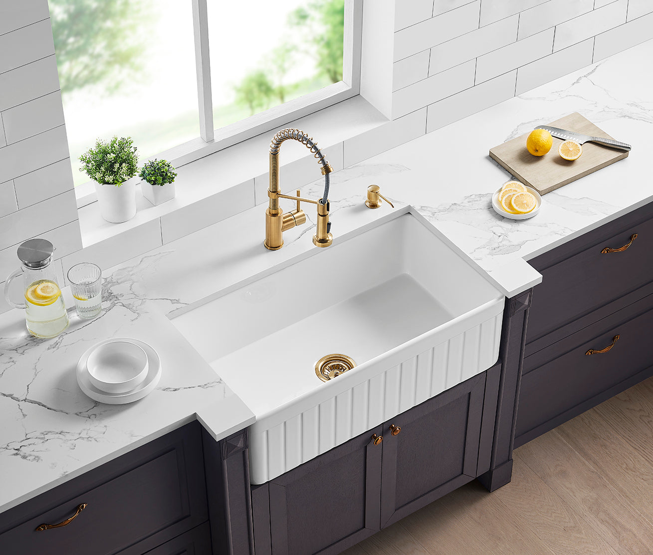 Modern butler's kitchen in Berwick home
