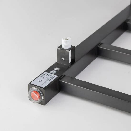 ELECTRIC HEATED TOWEL RAIL | 4 BARS | GUNMETAL