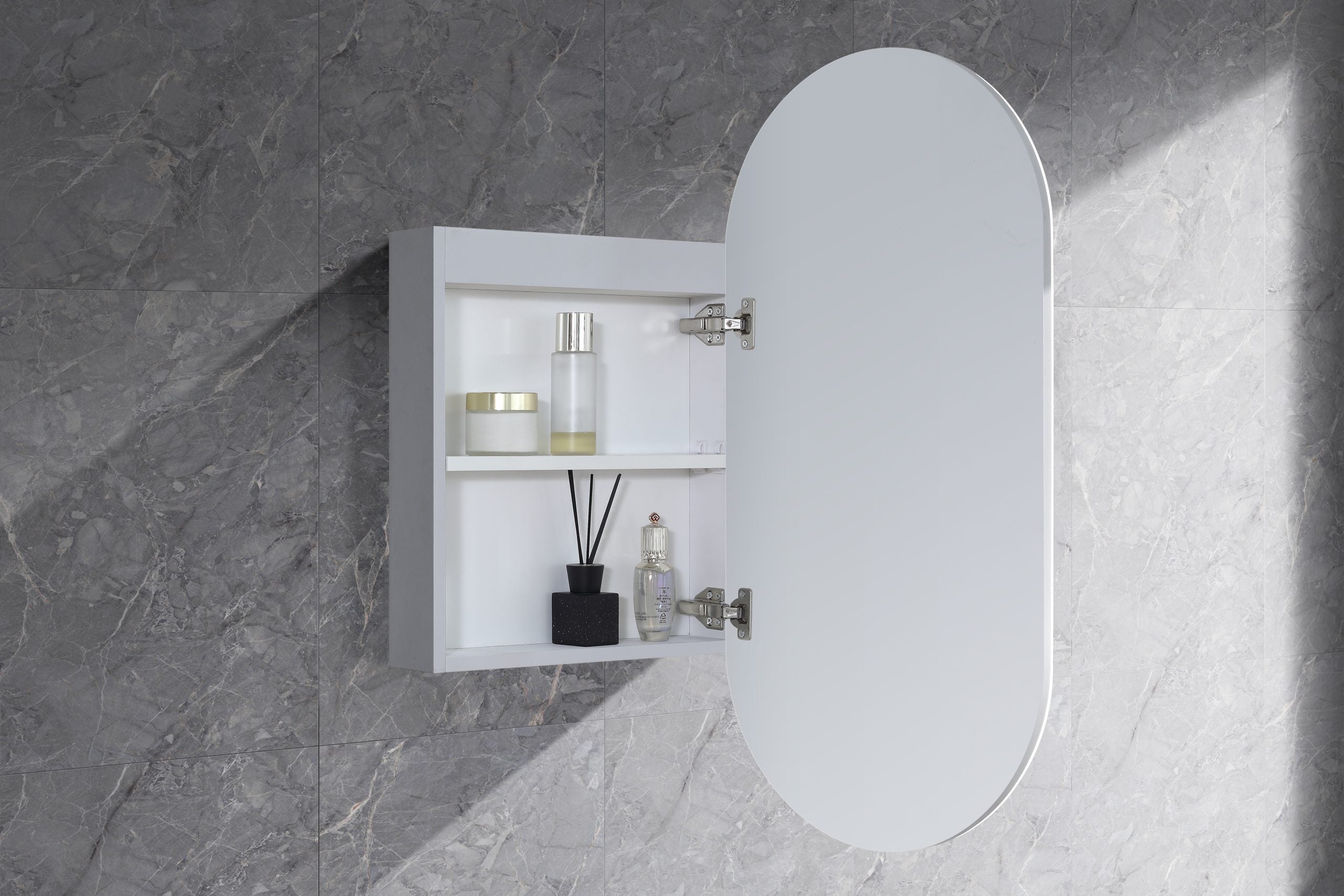 KRYSTAL | SHAVING CABINET | MATT WHITE | 450X900