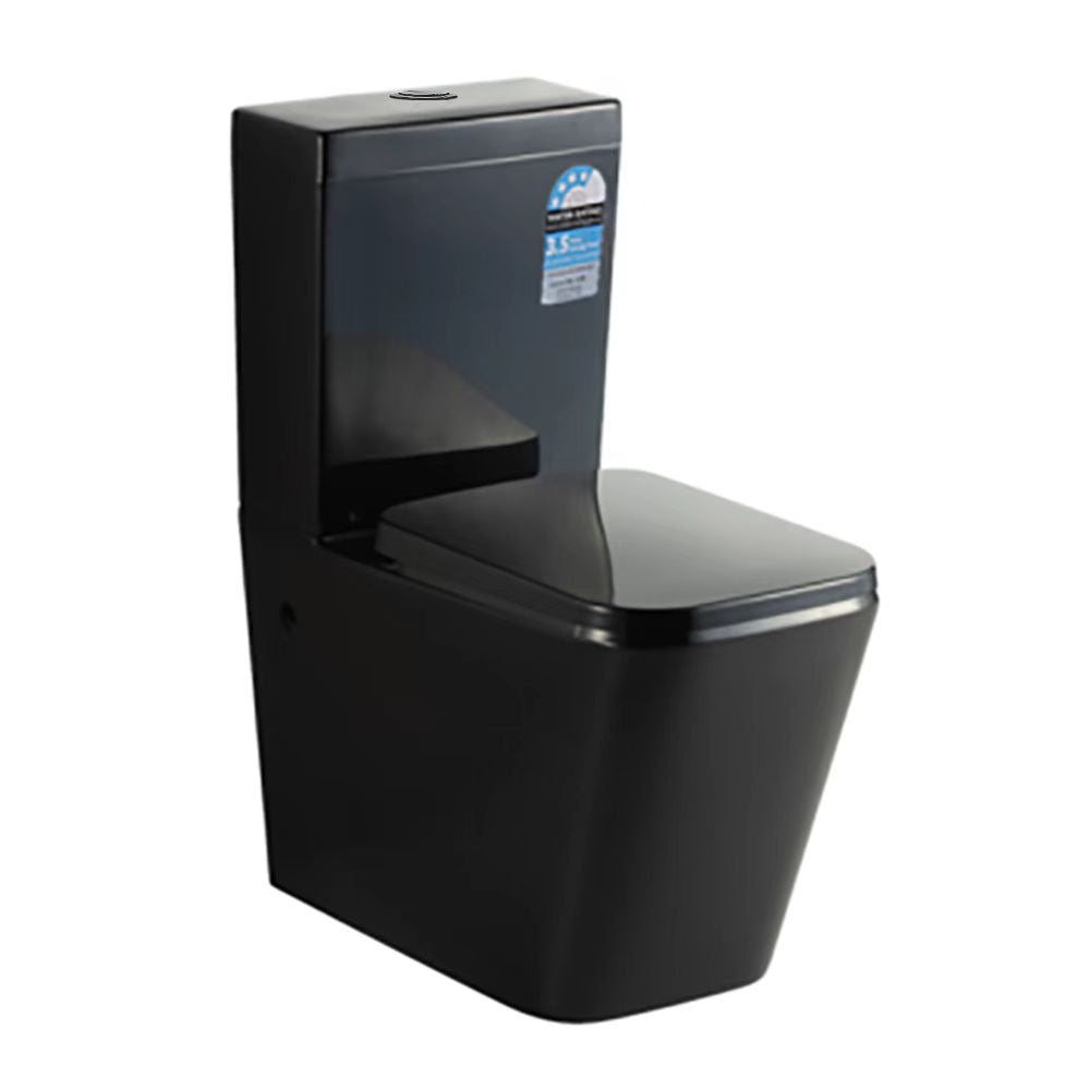 Black toilet installed in Berwick bathroom