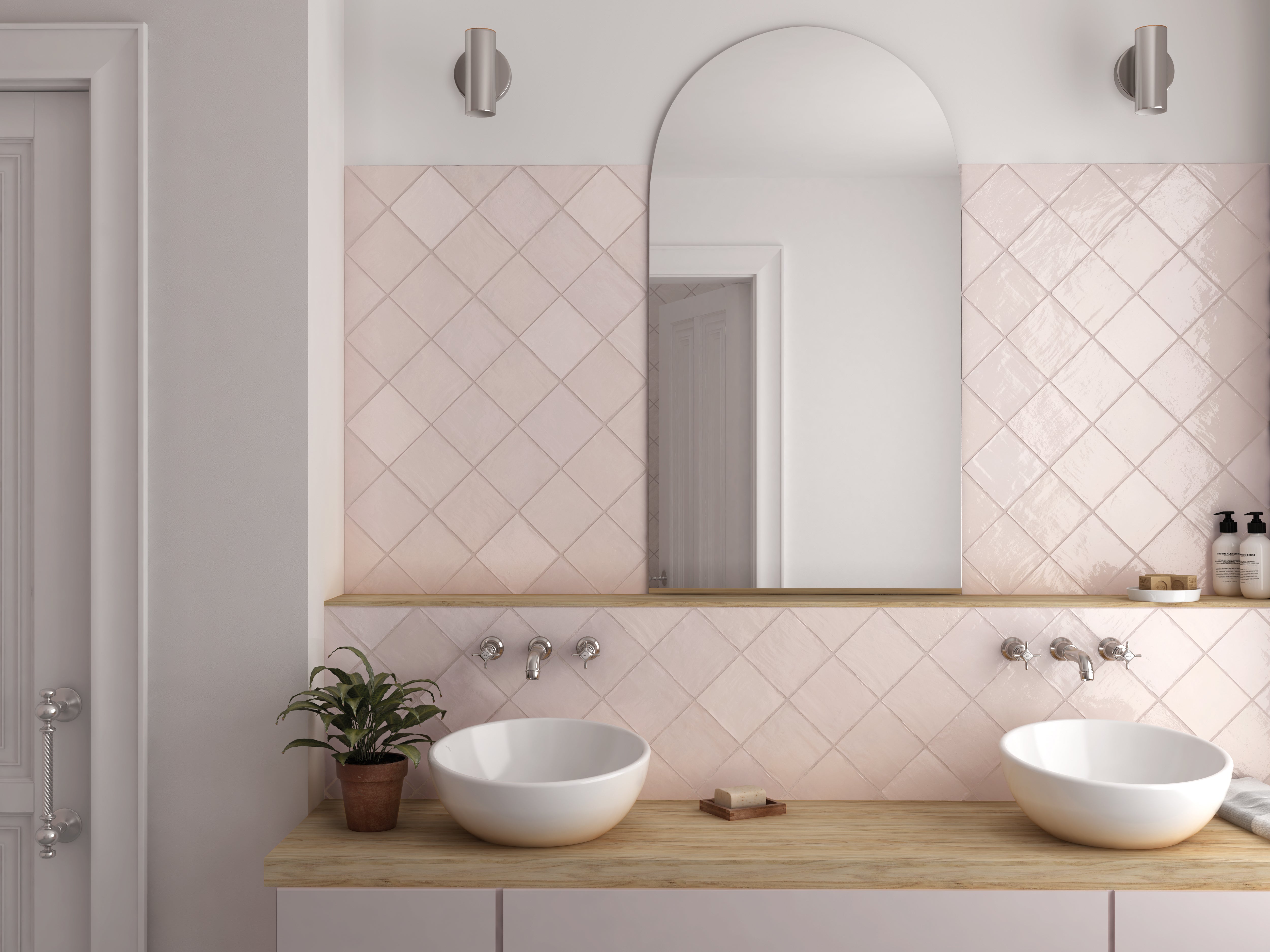 LA RIVIERA SUBWAY | ROSE | 132X132MM