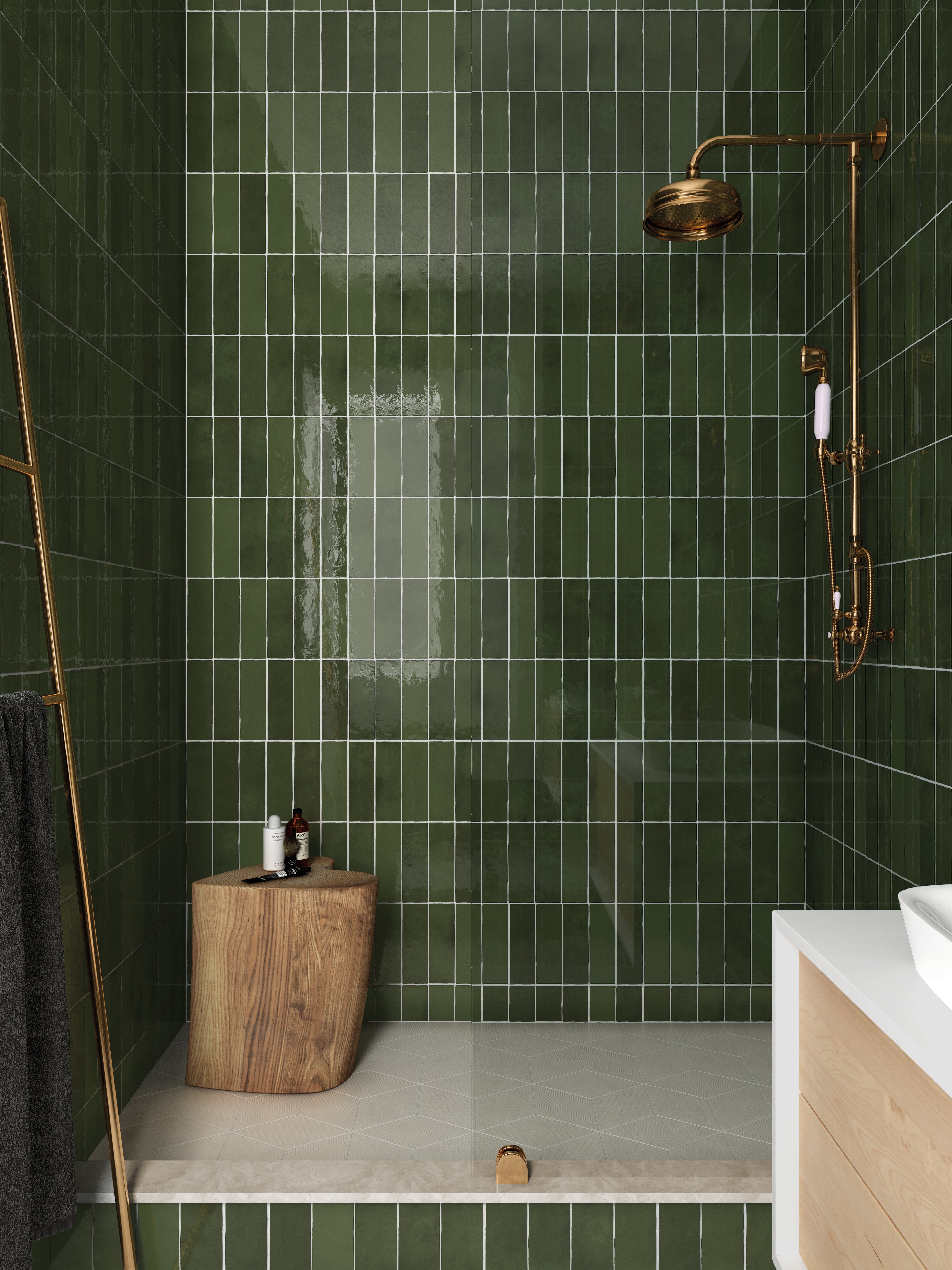 LA RIVIERA SUBWAY | BOTANICAL GREEN | 65X200MM