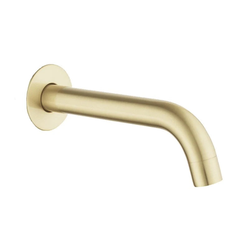 LUCID PIN BATH SPOUT - LIGHT BRUSHED GOLD