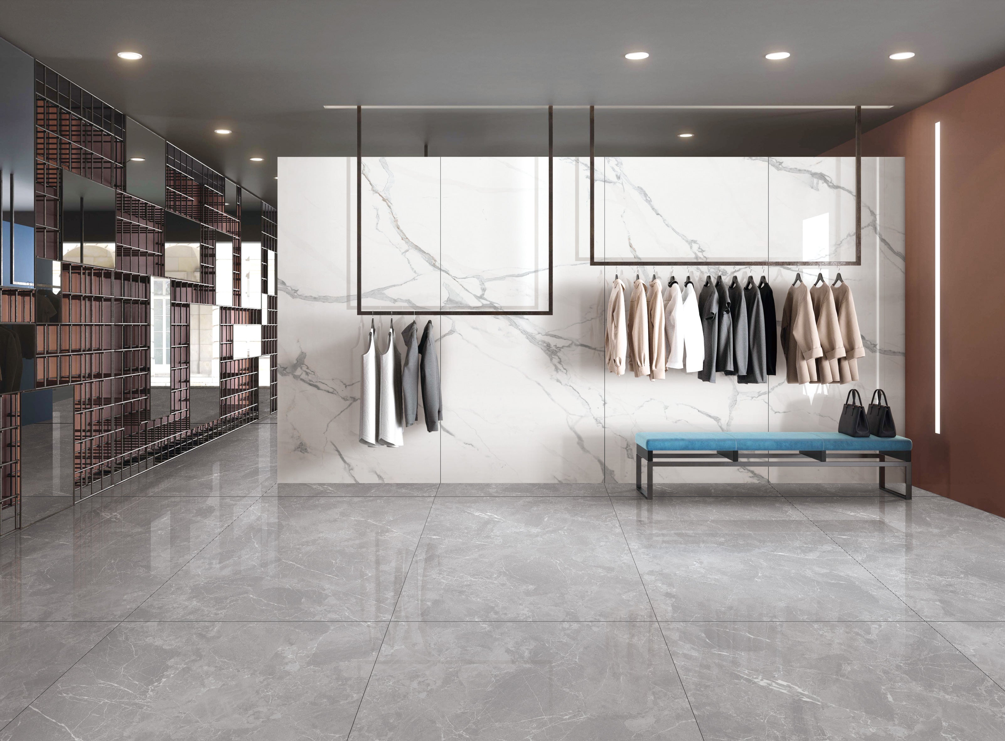 Marmi Grande Calacatta polished tiles: Elevate your space with luxurious sophistication