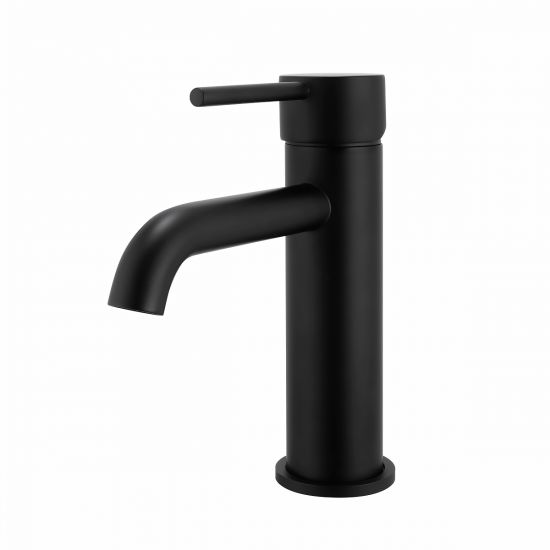 LUCID PIN BASIN MIXER - MATT BLACK