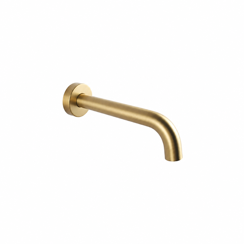 LUCID PIN BATH SPOUT - BRUSHED GOLD