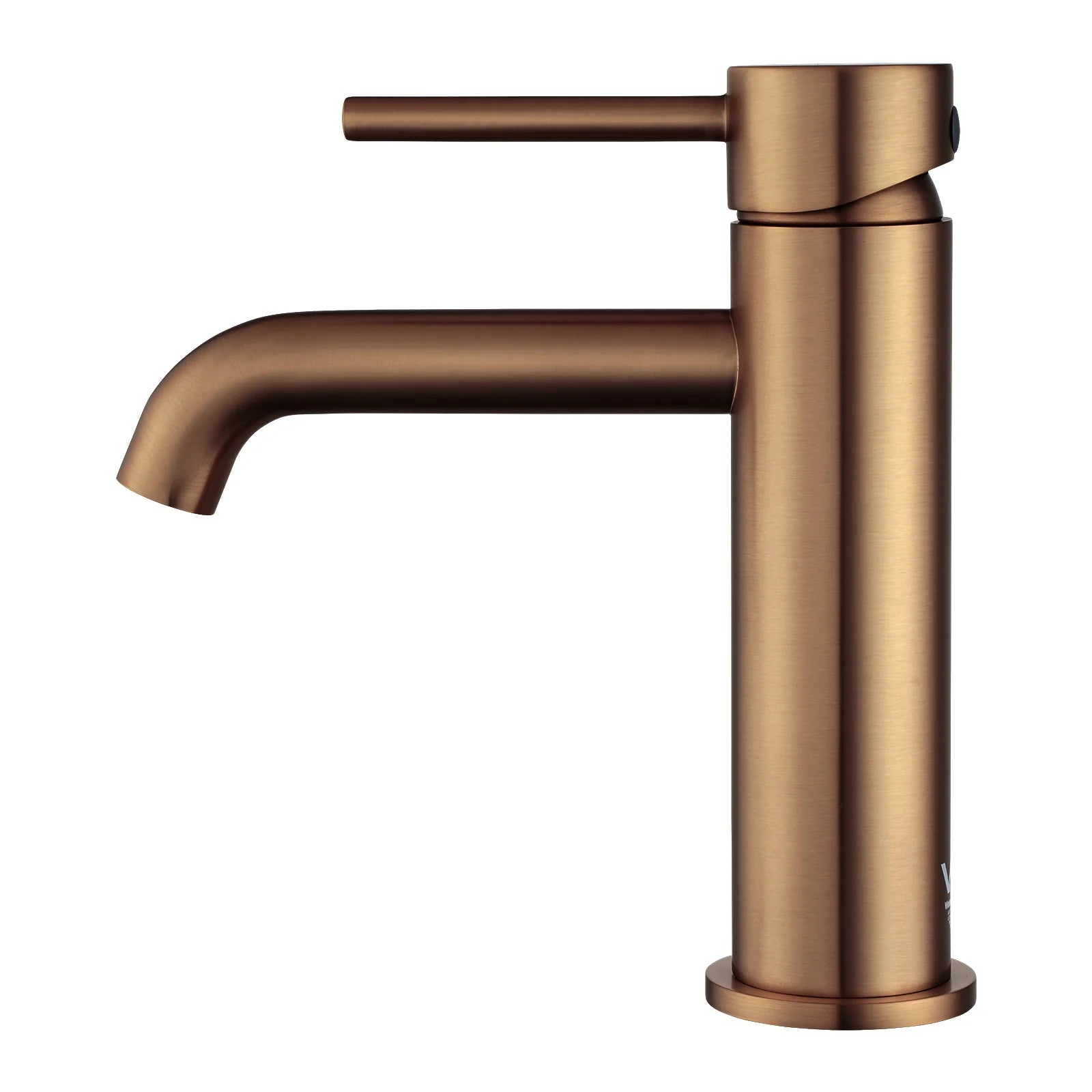 LUCID PIN BASIN MIXER - BRUSHED COPPER