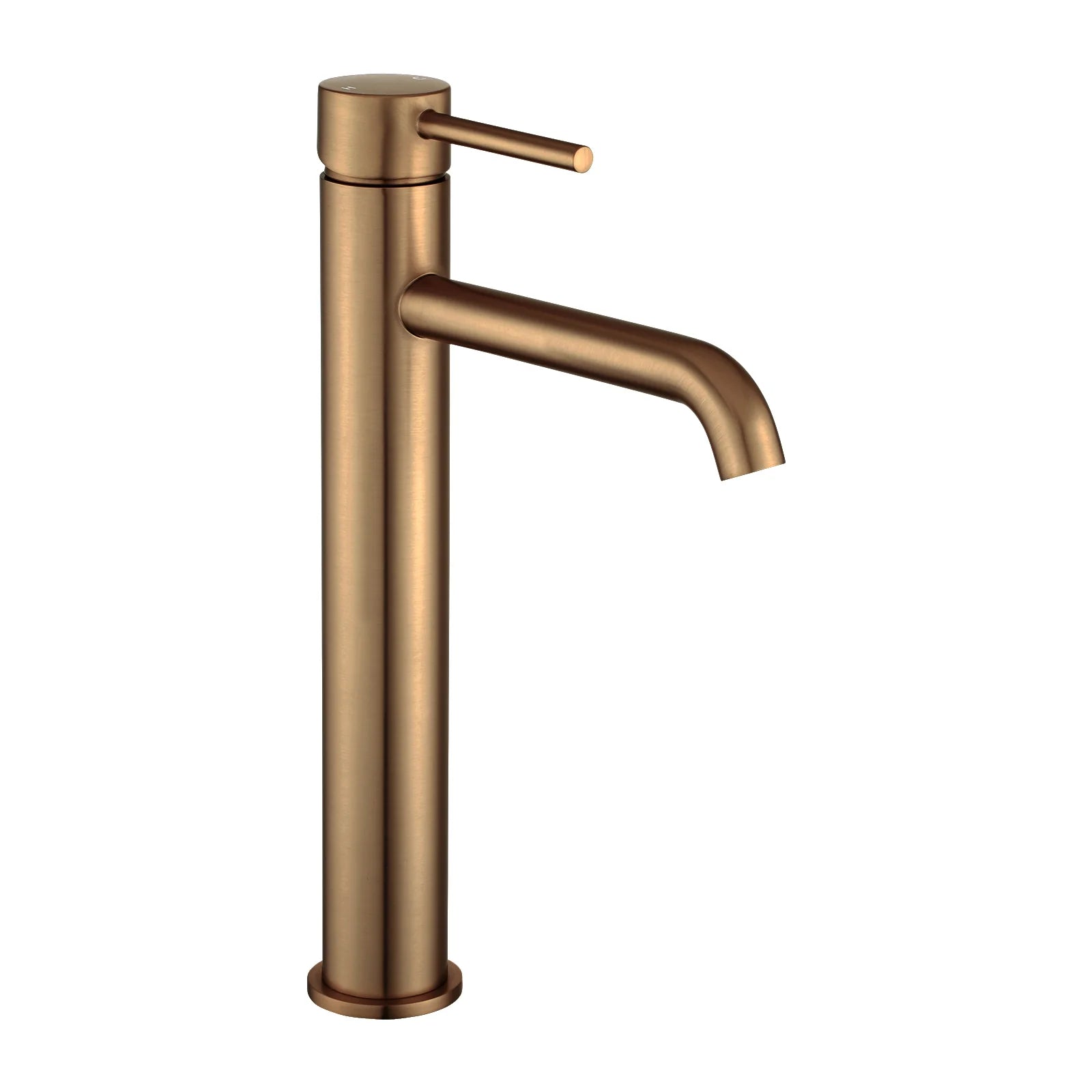 LUCID PIN TALL BASIN MIXER - BRUSHED COPPER