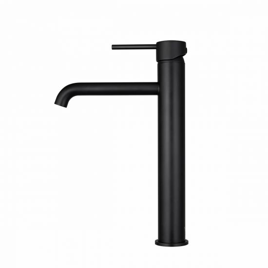 LUCID PIN TALL BASIN MIXER - MATT BLACK