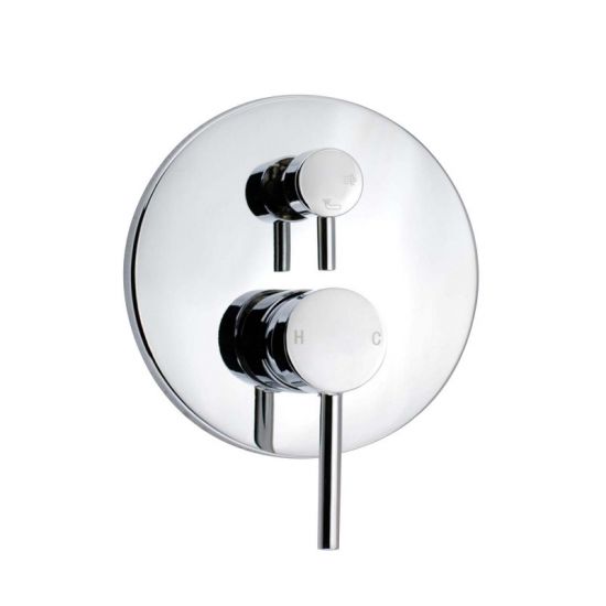 LUCID PIN | SHOWER MIXER WITH DIVERTER | CHROME