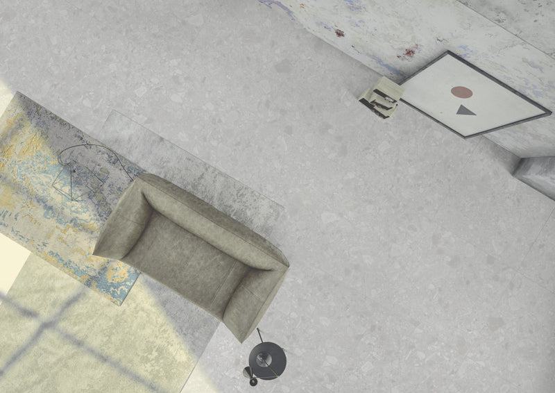 VERONA White Terrazzo Matt Tile 300x600 - Elegant and Durable Wall Tile Option