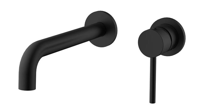 Milan wall bend spout with 60mm plates & wall mixer: Sleek design for modern bathrooms