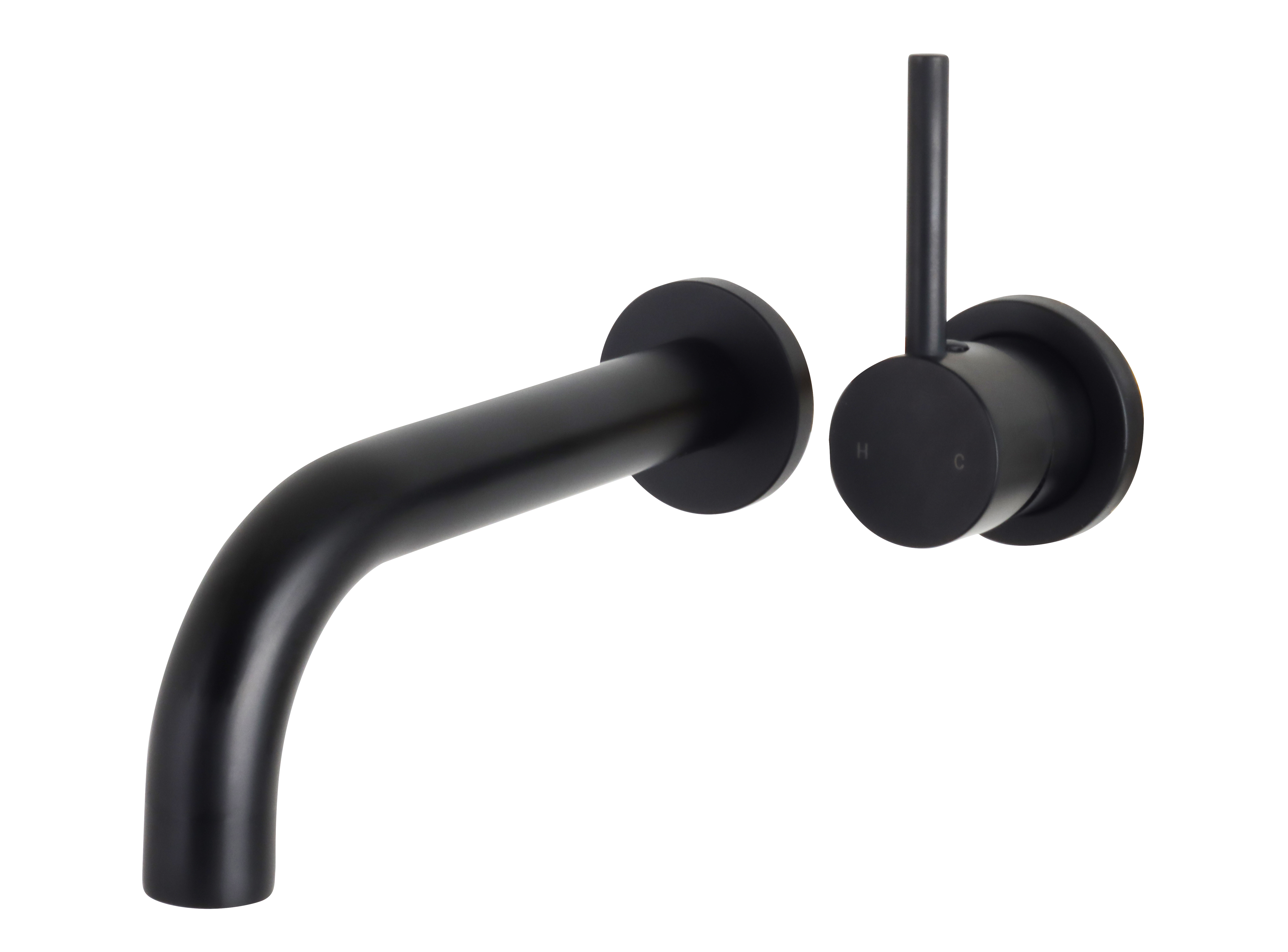 MILAN REVERSE | BEND | WALL MIXER WITH SPOUT