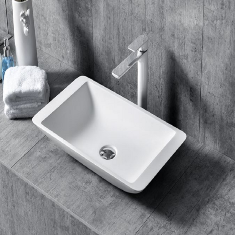 Monarco above counter solid surface basin - sleek and modern design for contemporary bathrooms