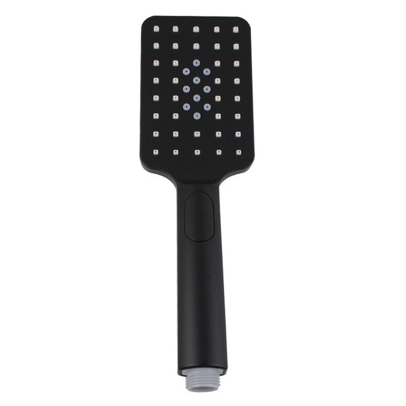 SQUARE SHOWER STATION MATT BLACK