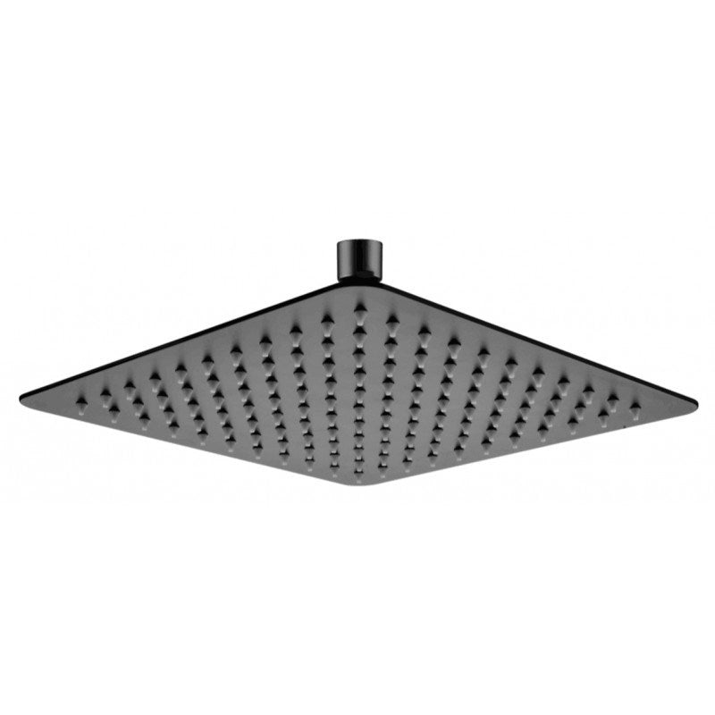 SQUARE SHOWER STATION MATT BLACK