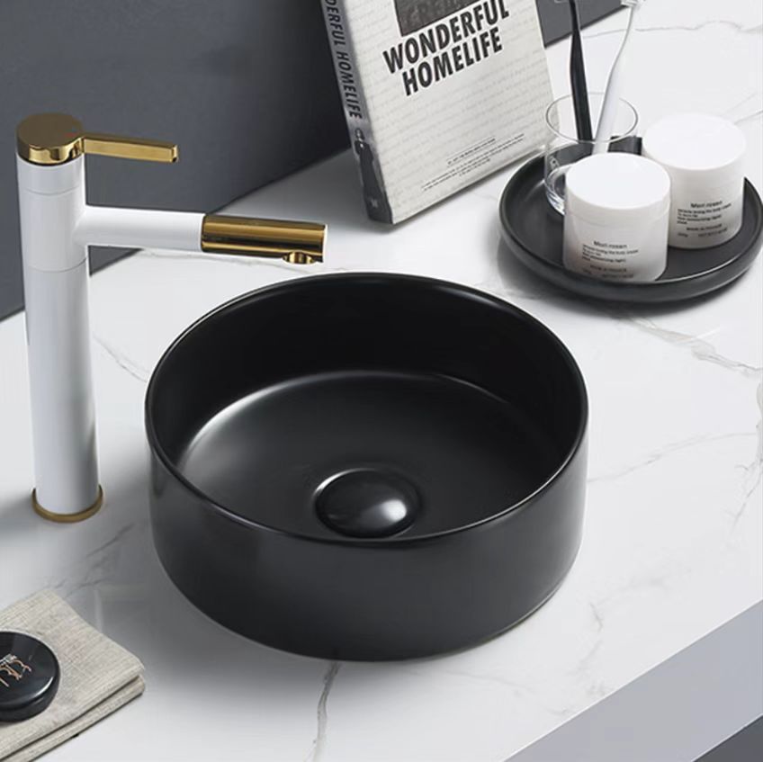 BASIN | MATT BLACK | 301X301X107MM