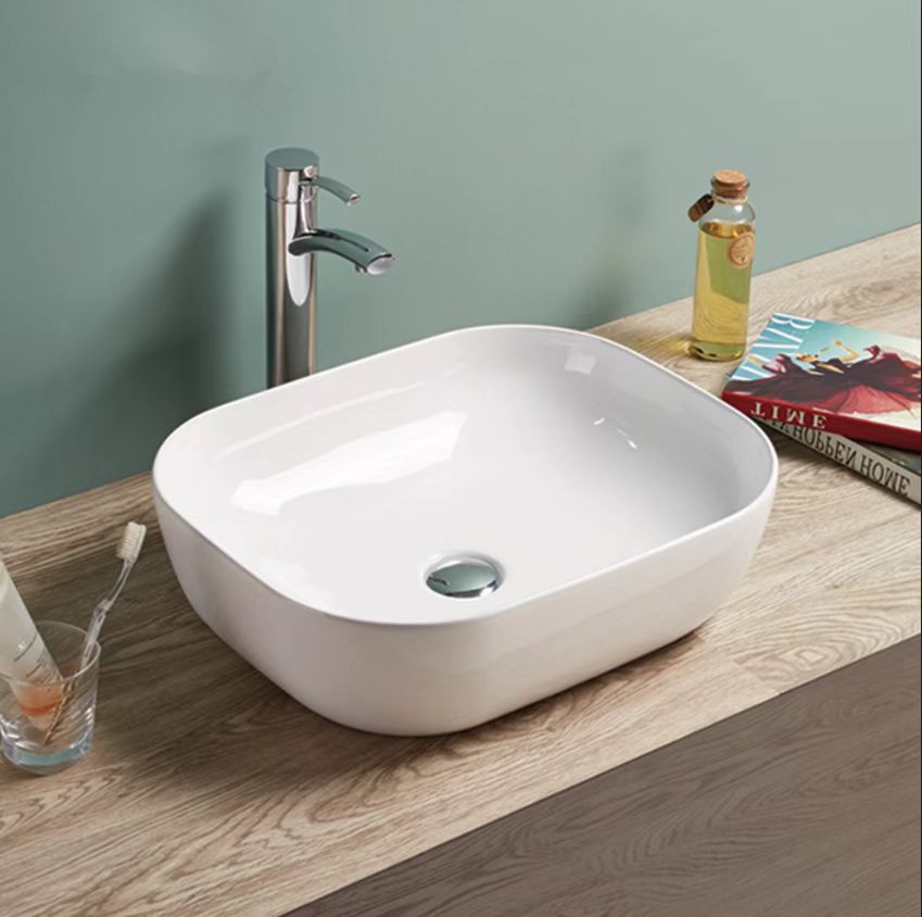 RECTANGLE BASIN | GLOSS WHITE | 505X405X140MM
