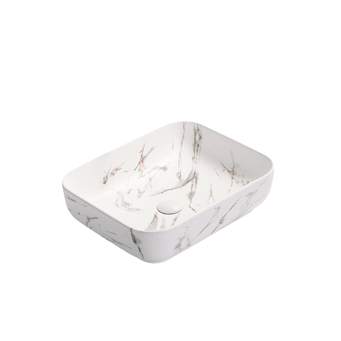 Rectangle Basin Carrara - Classic elegance for modern bathroom interiors