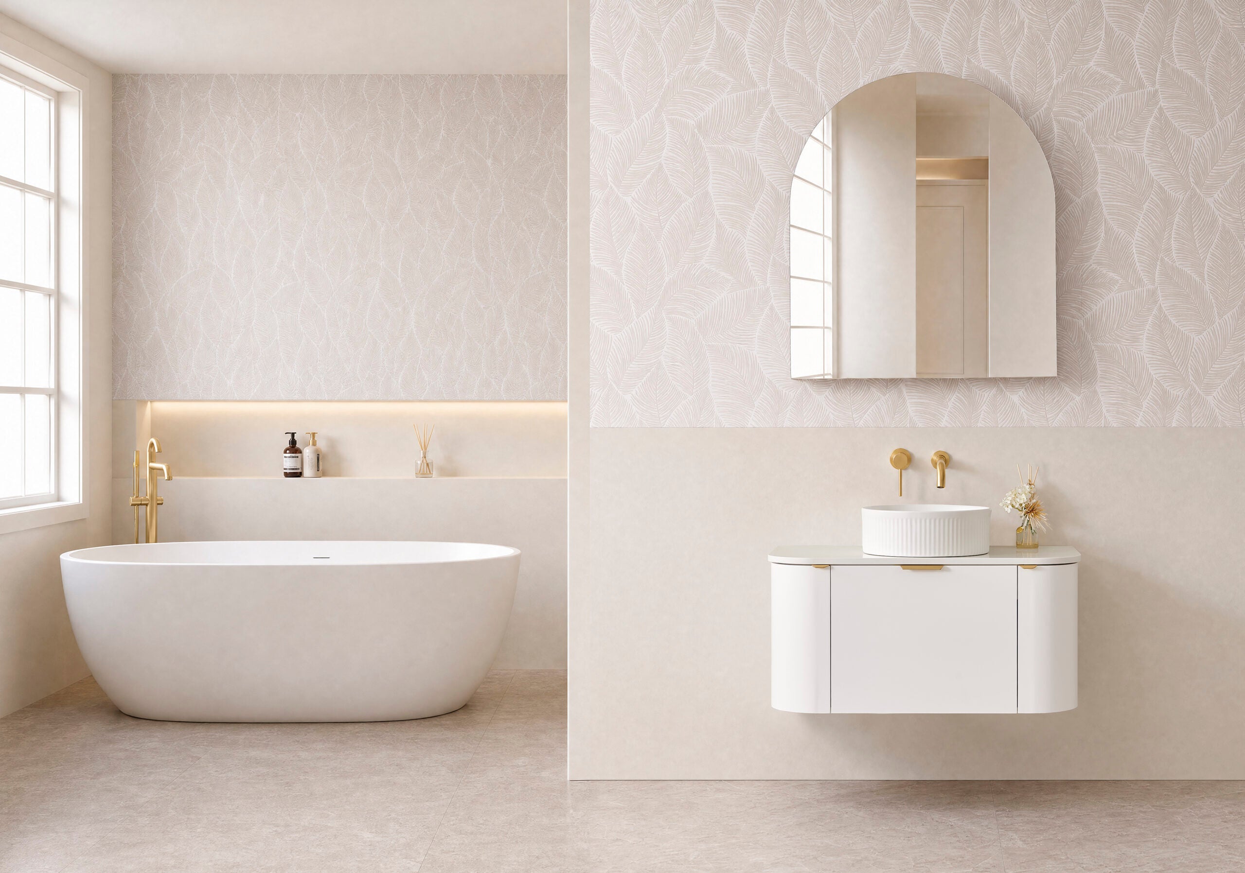 PLATEAU 900MM WALL HUNG VANITY | STONE TOP