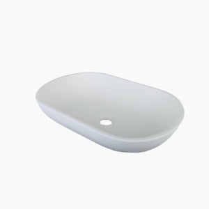 Positano Oval Above Solid Surface Basin - Sleek, modern design for sophisticated bathrooms