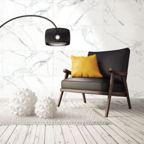 Statuario Bianco Matte 300x600 Tiles - Elevate your space with timeless elegance and modern sophistication