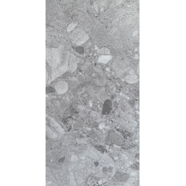 Terrazzo Matt Grey 300x600 Tiles - Elevate your space with modern style and enduring sophistication