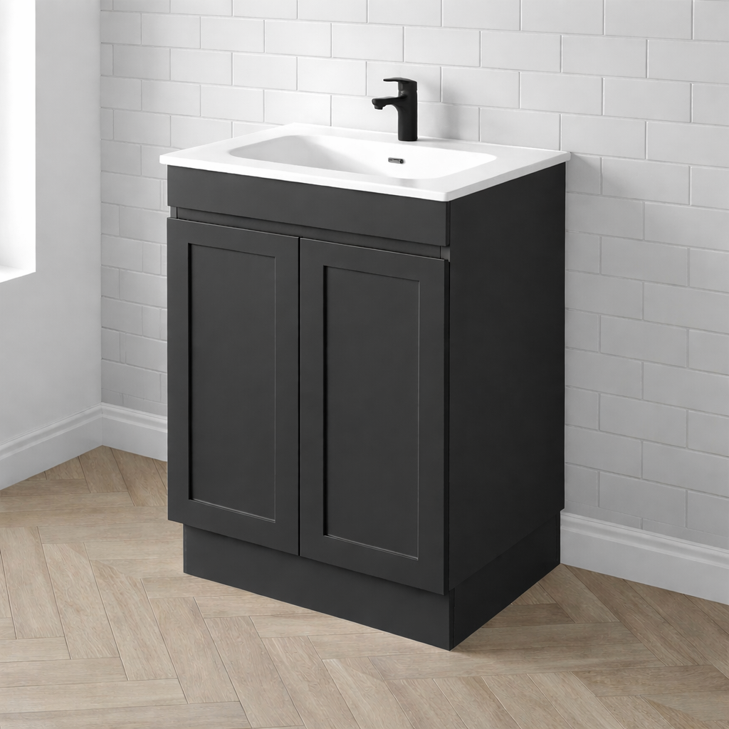 QUINN 600MM FREESTANDING VANITY | CERAMIC TOP