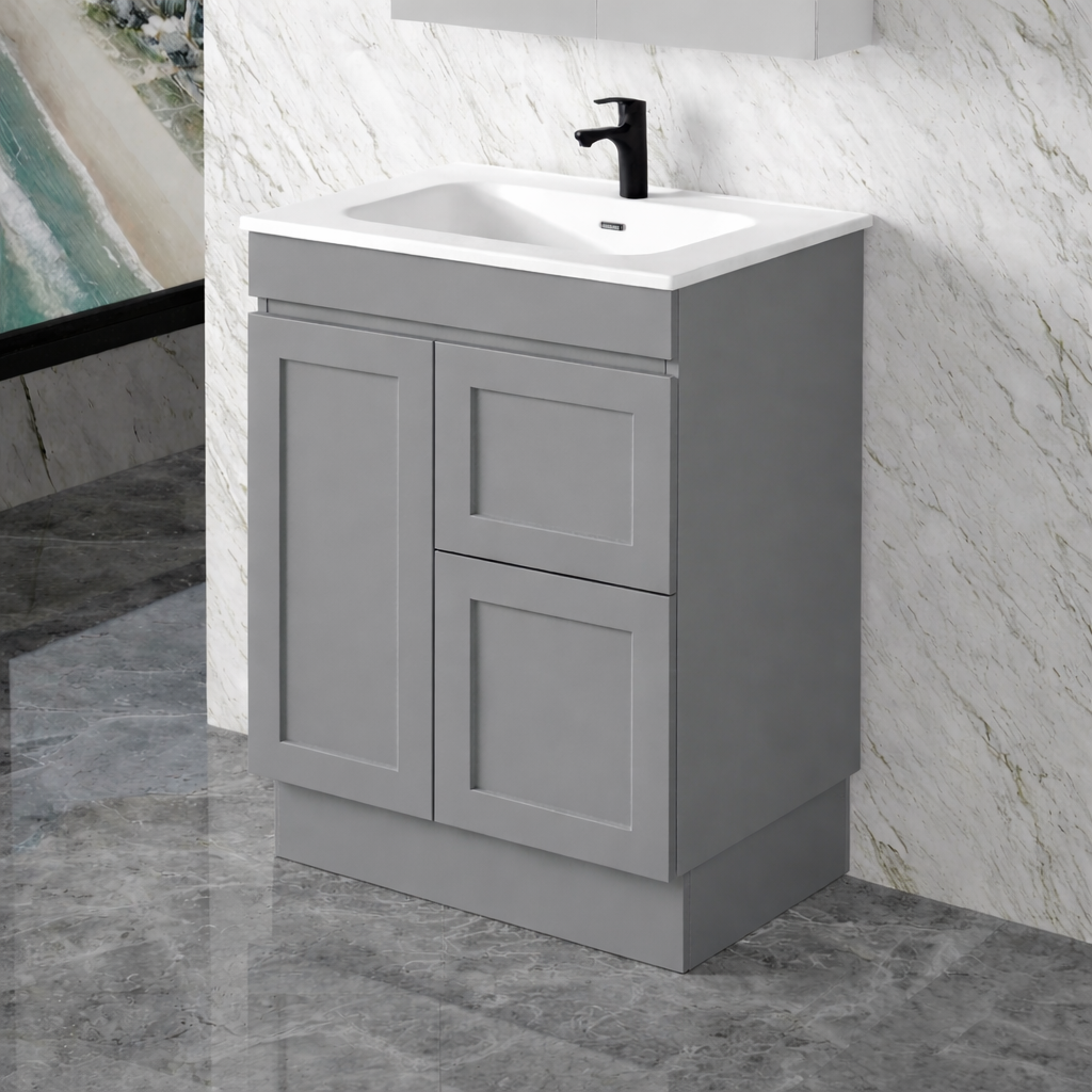 QUINN 750MM FREE STANDING VANITY | CERAMIC TOP