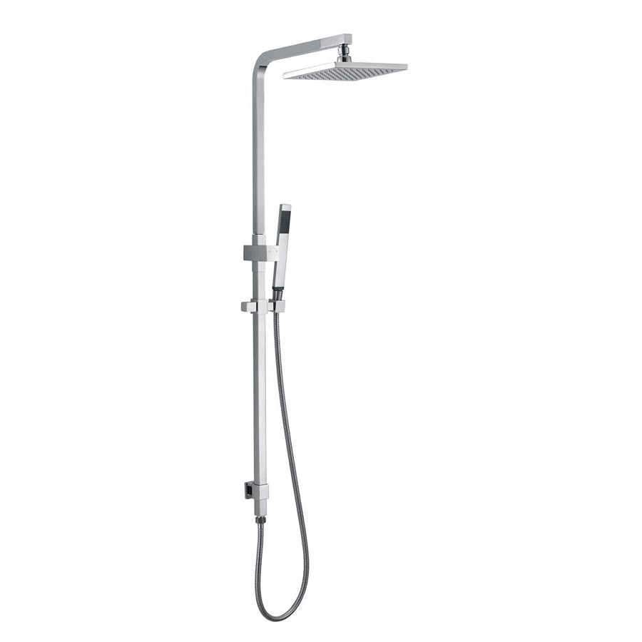 Square Shower Set in Chrome - Elevate your bathroom with sleek design and superior functionality