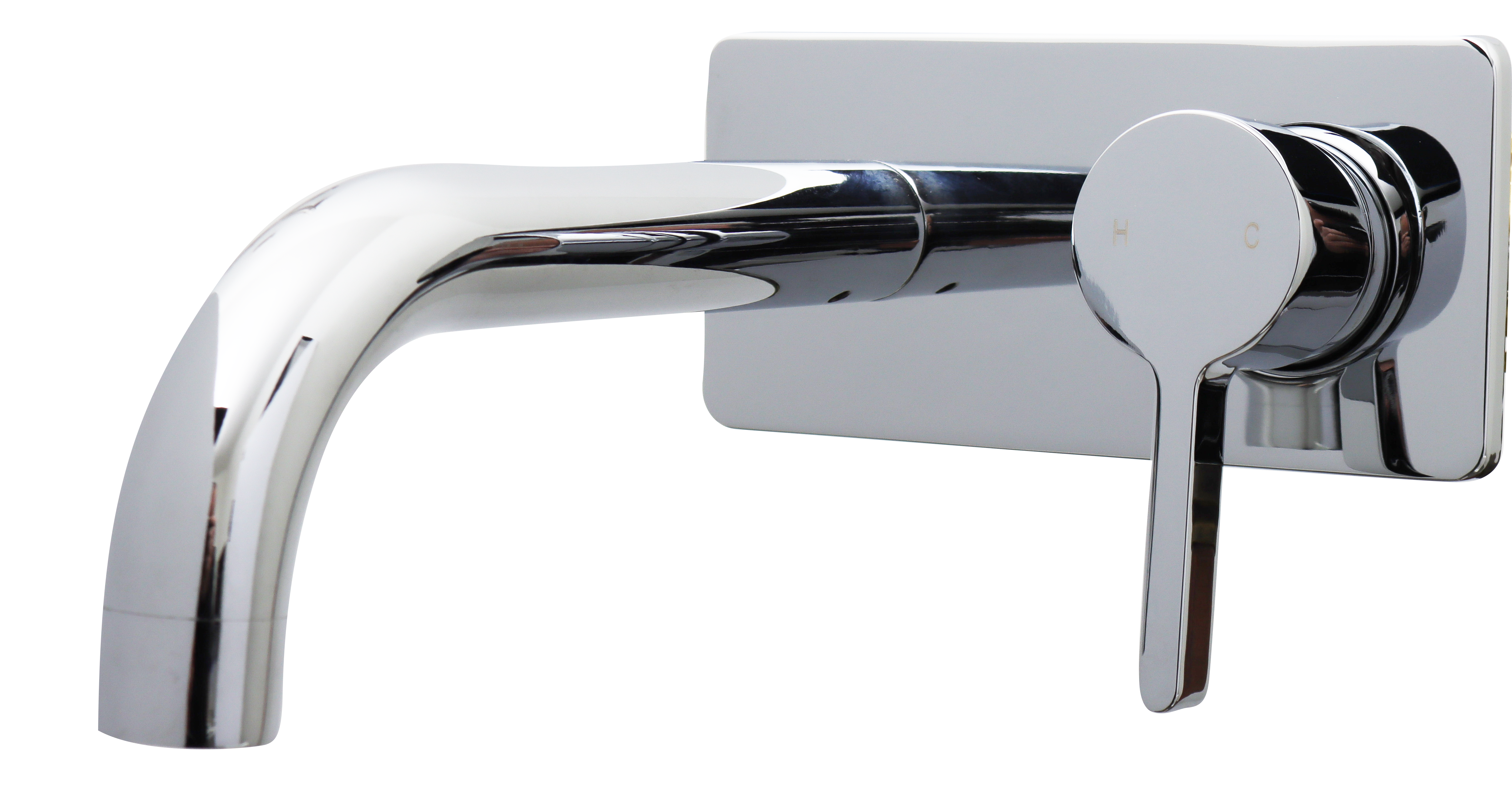 SIERA | ROUND | WALL MIXER WITH SPOUT