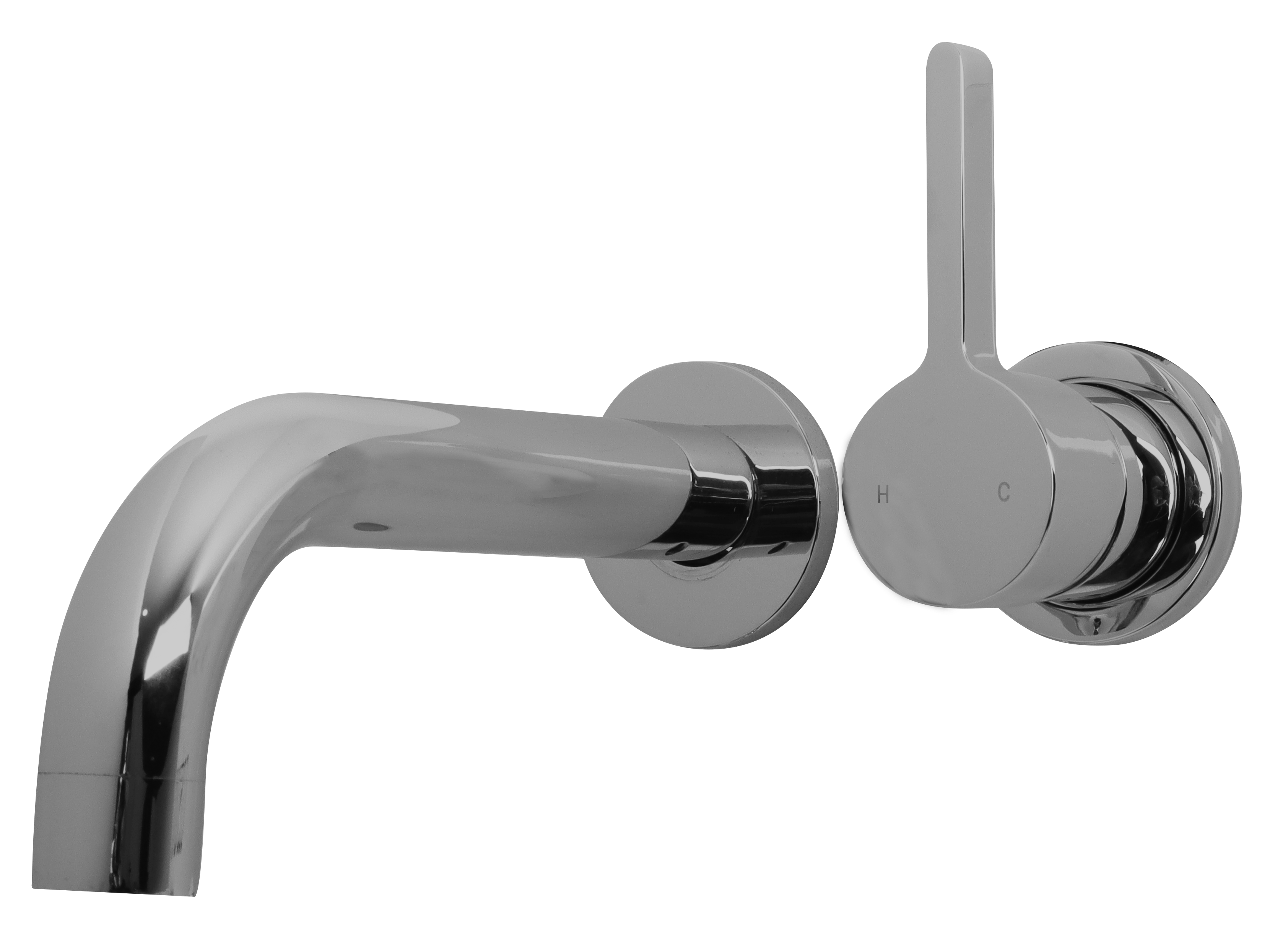 SIERA REVERSE | BEND | WALL MIXER WITH SPOUT