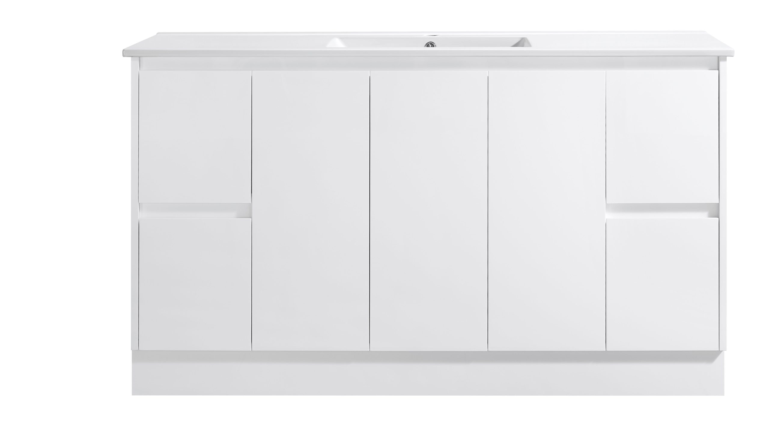 SAMMY 1500MM FREE STANDING VANITY | CERAMIC TOP