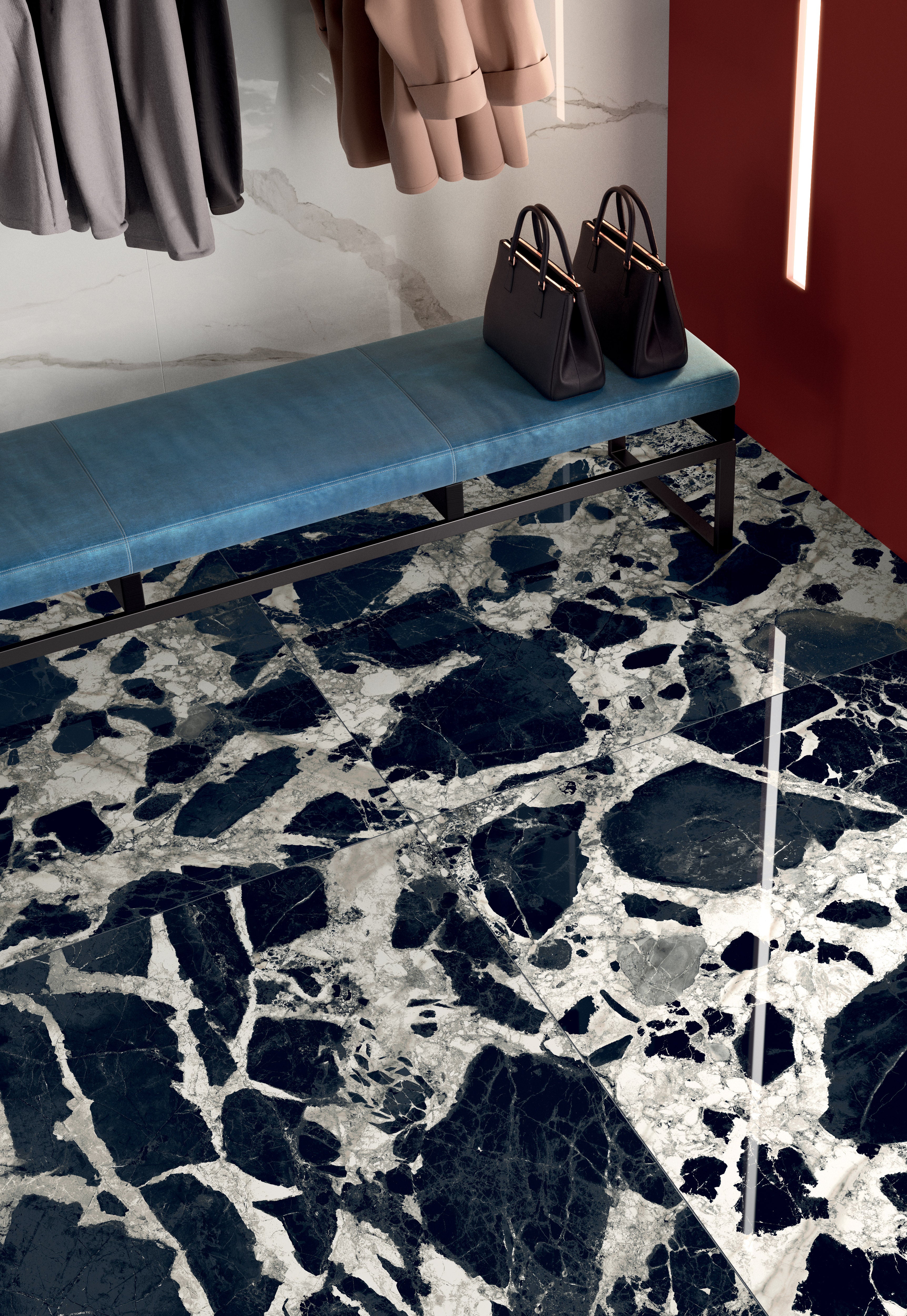 Sensi Up Grand Antique Lux Tile, Polished Finish, 600x1200 - Luxurious Flooring Solution