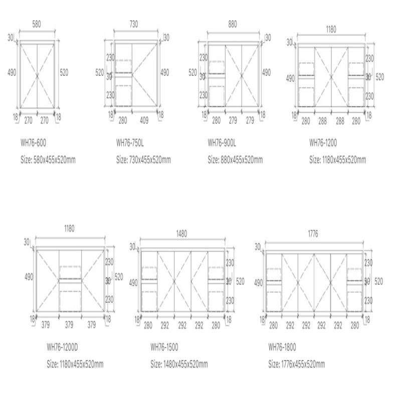 LUNA | 750MM WALL HUNG VANITY WITH CERAMIC TOP