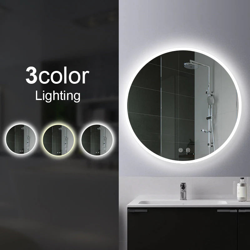 ROUND | FRONT LIT LED MIRROR | 600MM