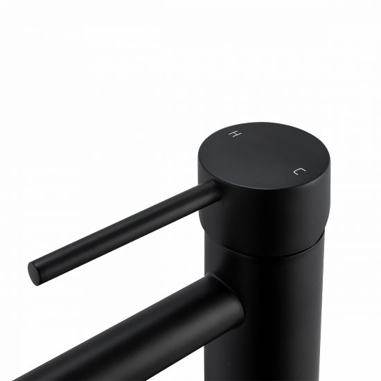 LUCID PIN TALL BASIN MIXER - MATT BLACK