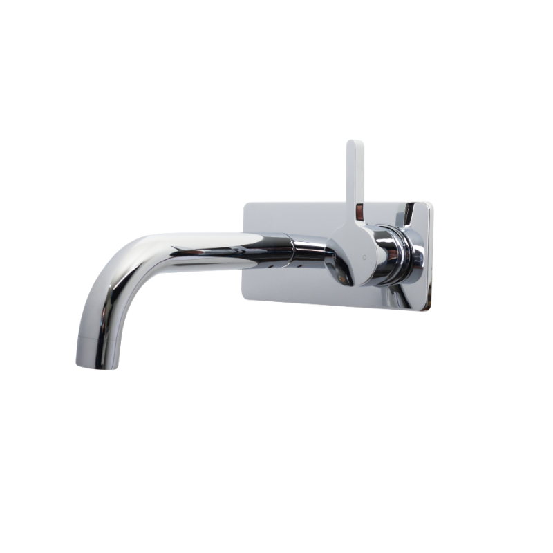 Siera Reverse Round Wall & Bend Spout Mixer - Stylish and Functional Fixture for Modern Bathrooms