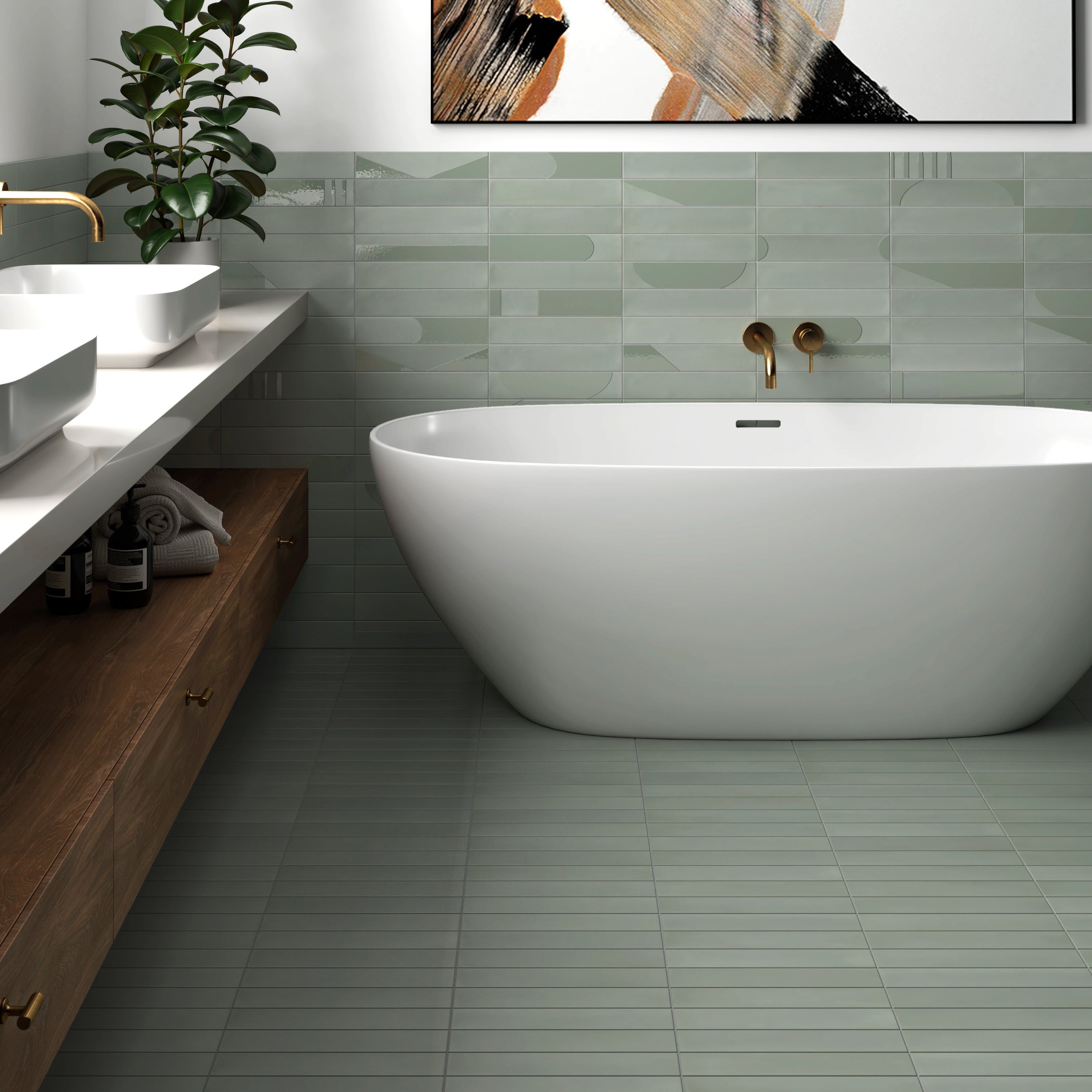 Kitchen splashback subway tiles Melbourne