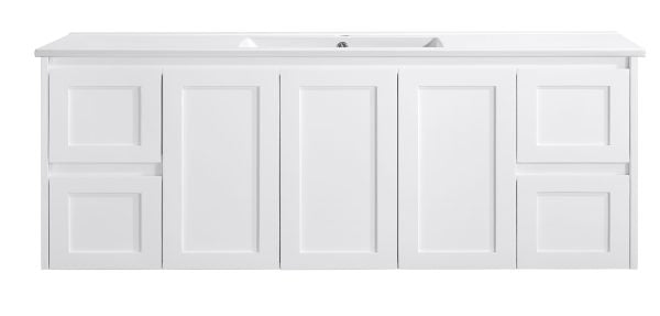 LUNA | 1500MM WALL HUNG VANITY WITH CERAMIC TOP